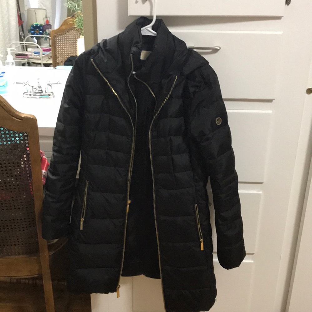 Michael Kors Mid-length Hooded Puffer Coat! PLEASE LOOK AT ALL THE PICTURES!